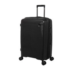 IT Luggage Spontaneous - 3pc Set (Black) -Travel Storage Shop 32559 HK15 2881 08BlackSSFrontpanel25in