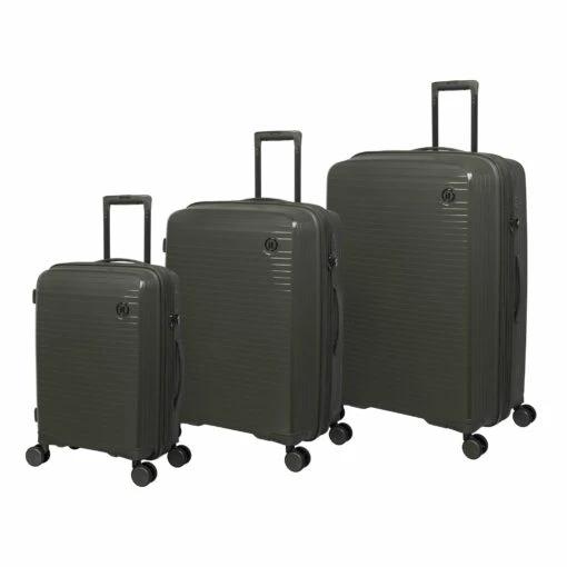 IT Luggage Spontaneous - 3pc Set (Olive Night) 5 IT Luggage Spontaneous - 3pc Set (Olive Night) -Travel Storage Shop 32559 HK15 2881 08OlivenightSSFrontpane