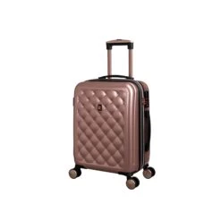IT Luggage Cushion Lux - 3pc Set (Metallic Rose Gold) 10 IT Luggage Cushion Lux - 3pc Set (Metallic Rose Gold) -Travel Storage Shop 32631 HK16 1646A08MetallicrosegoldSSFrontpanel18.5incopy