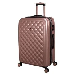 IT Luggage Cushion Lux - 3pc Set (Metallic Rose Gold) 8 IT Luggage Cushion Lux - 3pc Set (Metallic Rose Gold) -Travel Storage Shop 32631 HK16 1646A08MetallicrosegoldSSFrontpanel28.23incopy