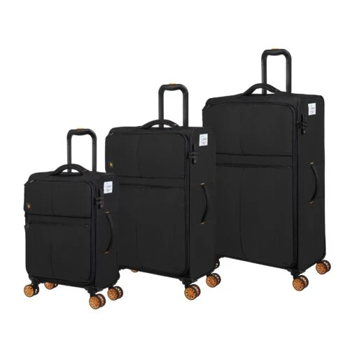 IT Luggage Lykke - 3pc Set (Black) 1 IT Luggage Lykke - 3pc Set (Black) -Travel Storage Shop 32641 HK12 2644E08BlackSSFrontpanel 1a7335fb 306c 422c a79f c13f415305c1