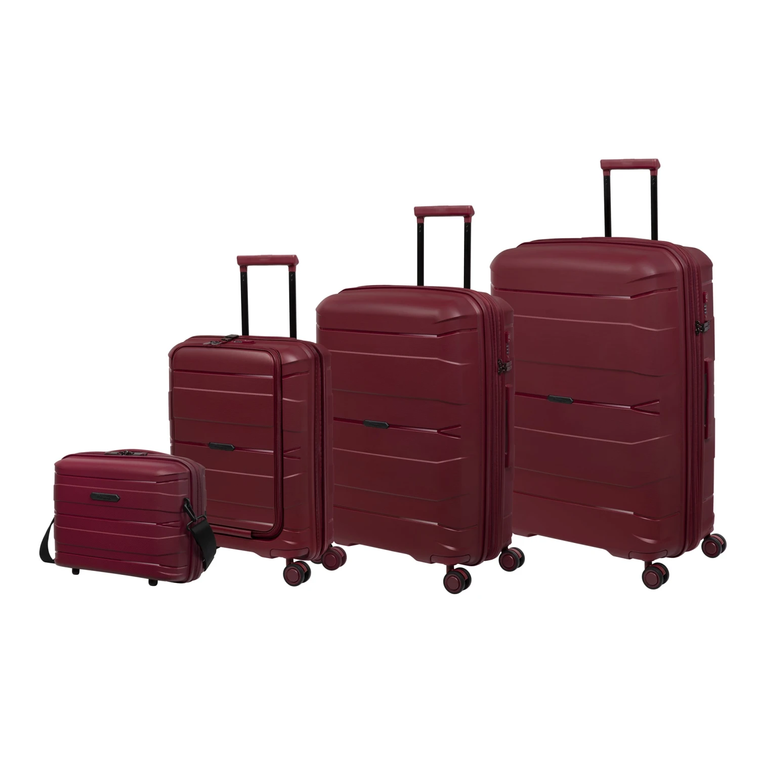 IT Luggage Momentous - 4-Piece Set (German Red) 1 IT Luggage Momentous - 4-Piece Set (German Red)