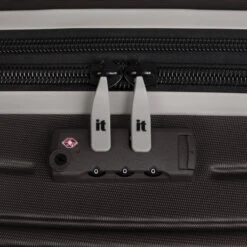 IT Luggage Eco-Protect - 4pc Set (Coffee Bean) -Travel Storage Shop 32759 UK16 2910E08CoffeebeanS028SSTSAlock