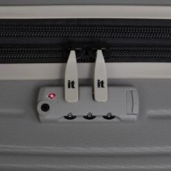 IT Luggage Eco-Protect - 3pc Set (Elephant Skin) -Travel Storage Shop 32759 UK16 2910E08GreyskinS735SSTSAlock