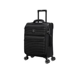 IT Luggage Precursor - 3pc Set (Black) -Travel Storage Shop 32769 HK12 2883B08BlackSSFrontpanel18.7in