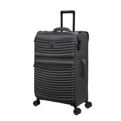 IT Luggage Precursor - 3pc Set (Charcoal) -Travel Storage Shop 32769 HK12 2883B08CharcoalSSFrontpanel25in