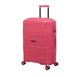 IT Luggage Momentous - 4-Piece Set (Calypso Coral) -Travel Storage Shop 32912 UK15 2886 08CalypsocoralSSFrontpanel23.9in