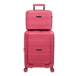 IT Luggage Momentous - 4-Piece Set (Calypso Coral) -Travel Storage Shop 32912 UK15 2886 08 15 2886 15CalypsocoralSSFrontpanel