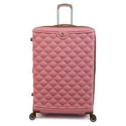 IT Luggage Indulging - 4pc Set (Flamingo Pink) 22 IT Luggage Indulging - 4pc Set (Flamingo Pink) -Travel Storage Shop 32964 UK16 3039 08FlamingoPinkSSFrontpaneldirectly29in