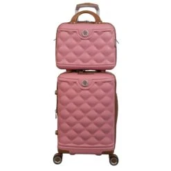 IT Luggage Indulging - 4pc Set (Flamingo Pink) 26 IT Luggage Indulging - 4pc Set (Flamingo Pink) -Travel Storage Shop 32964 UK16 3039 08 16 3039 15FlamingoPinkSSFrontpanel18.5 13.7in