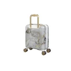 IT Luggage Sheen - Underseat (Gold Greyscale Marble) -Travel Storage Shop 32980 UK16 2269B08GoldgreyscalemarbleSSBackpanel14.7in f18508cf da8f 48cd 9781 d49b01658c21