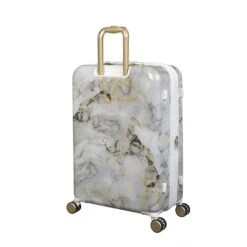IT Luggage Sheen - 4pc Set (Gold Greyscale Marble) -Travel Storage Shop 32980 UK16 2269B08GoldgreyscalemarbleSSBackpanel25in