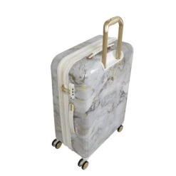 IT Luggage Sheen - 4pc Set (Gold Greyscale Marble) -Travel Storage Shop 32980 UK16 2269B08GoldgreyscalemarbleSSBacktop25in