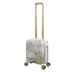 IT Luggage Sheen - Underseat (Gold Greyscale Marble) -Travel Storage Shop 32980 UK16 2269B08GoldgreyscalemarbleSSFrontpanel14.7infullyextended 9e778825 dada 4e7e 9164 c1127c29b342