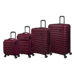 IT Luggage Fusional - 4pc Set (Dark Red) 17 IT Luggage Fusional - 4pc Set (Dark Red) -Travel Storage Shop 32987A UK16 2920 08 32987B UK12 2920 08DarkredsS055SSSet1