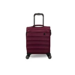 IT Luggage Fusional - 4pc Set (Dark Red) 23 IT Luggage Fusional - 4pc Set (Dark Red) -Travel Storage Shop 32987B UK12 2920 08DarkredsS055SSFrontpaneldirectly14.9in