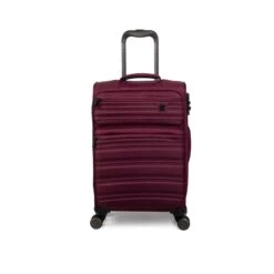 IT Luggage Fusional - 4pc Set (Dark Red) 22 IT Luggage Fusional - 4pc Set (Dark Red) -Travel Storage Shop 32987B UK12 2920 08DarkredsS055SSFrontpaneldirectly19.4in