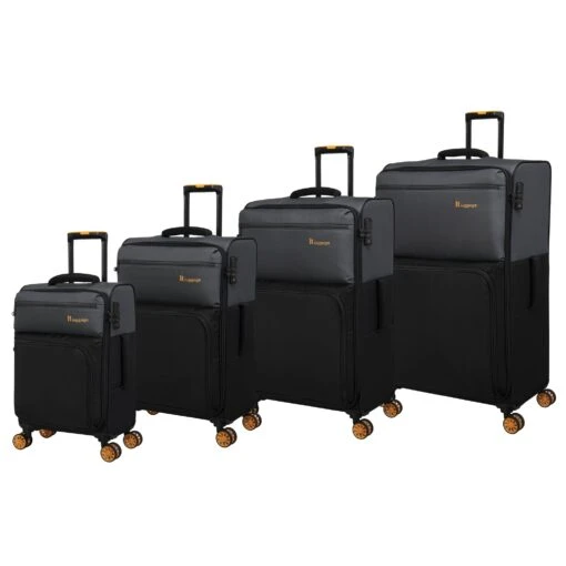 Duo-Tone - 4pc Set (Pewter & Black) 8 Duo-Tone - 4pc Set (Pewter & Black) -Travel Storage Shop 33080 UK12 1519B08Pewter BlackSSFrontpanel