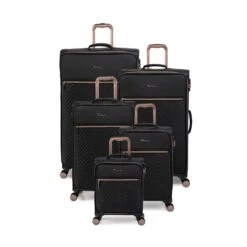 IT Luggage Bewitching - Cabin (Black) -Travel Storage Shop 33095 UK12 2686 08BlackSSFrontpaneldircetlyset2 263bd290 e9a2 4eb3 8456 73a12529ea3a