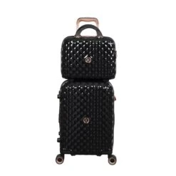 IT Luggage Glitzy - Vanity Case (Black) 14 IT Luggage Glitzy - Vanity Case (Black) -Travel Storage Shop 33109 UK16 2888A08 16 2888A15BlackSSFrontpanel