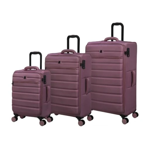 IT Luggage Census - 3pc Set (Nostalgia Rose) 7 IT Luggage Census - 3pc Set (Nostalgia Rose) -Travel Storage Shop 33170 UK12 3051 08NostalgiaroseSSFrontpanel