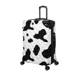 IT Luggage Indulging - Medium Plus (Moo Cow Print) -Travel Storage Shop 33198 UK16 3039A08Moocowblack whiterepeatprintSSFrontpanel25in efe80412 a107 4425 b8b6 03ba6b057db8