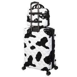IT Luggage Indulging II - Cabin With Pocket (Moo Cow Print) -Travel Storage Shop 33198 UK16 3039A08 16 3039A15Moocowblack whiterepeatprintSSBackpanel fefe6b8e 009a 4475 93c8 78ea09985a9c