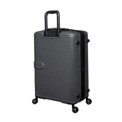 IT Luggage Helixian - 3pc Set (Charcoal) -Travel Storage Shop 61334 US16 2842 08CharcoalgreyS022SSBackpanel