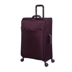 IT Luggage Lustrous - 3pc Set (Aubergine) -Travel Storage Shop 61362 US12 2194 08AubergineS025Frontpanel25inB