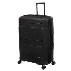 IT Luggage Momentous - 4-Piece Set (Black) -Travel Storage Shop 61386 HK15 2886 08BlackS001SSFrontpanel28.3in 1