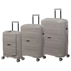 IT Luggage Momentous - Cabin (Pumice Stone) -Travel Storage Shop 61386 HK15 2886 08PumimcestoneS907SSFrontpanel 94b03d1e 5e0a 4a7b 8b33 f5936cb91b77