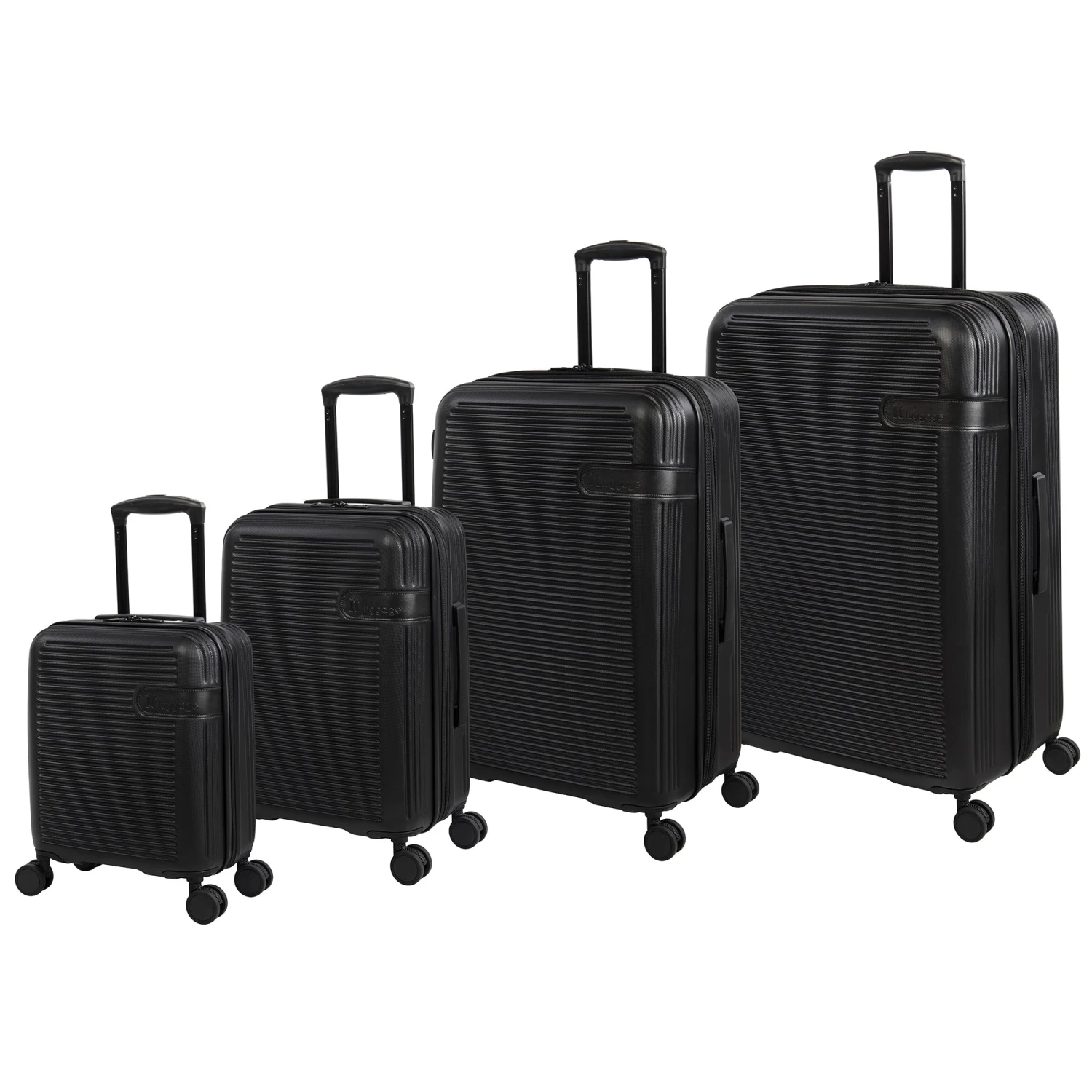 IT Luggage Valiant - 4pc Set (Black) 1 IT Luggage Valiant - 4pc Set (Black)