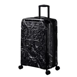 IT Luggage Candy Calavera - 4pc Set (Black Marble) -Travel Storage Shop CandyCalavera16 2918AMediumCasefront side