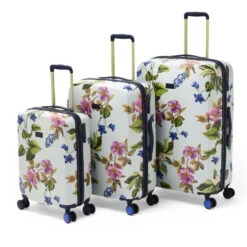 Joules Spring Wood Botanical 4-Wheel Cabin Case 13 Joules Spring Wood Botanical 4-Wheel Cabin Case -Travel Storage Shop JLH Joules Spring Wood Botanical Luggage Grp2