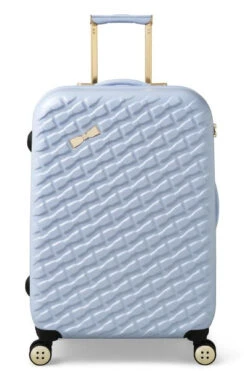 Ted Baker Belle 69cm 4-Wheel Medium Suitcase -Travel Storage Shop TBW0302 049 Belle Medium Case Pale Blue 1