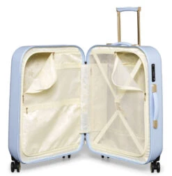Ted Baker Belle 69cm 4-Wheel Medium Suitcase -Travel Storage Shop TBW0302 049 Belle Medium Case Pale Blue 3