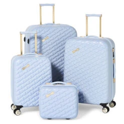 Ted Baker Belle 69cm 4-Wheel Medium Suitcase -Travel Storage Shop TBW Ted Baker Belle Pale Blue Luggage Grp3 23a5c0b3 8ebd 47f5 8a6c 122ca3f8acfa
