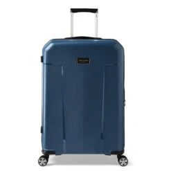 Ted Baker Flying Colours 69cm Medium 4-Wheel Suitcase -Travel Storage Shop TedBakerFlyingColoursMediumSuitcaseBalticBlue