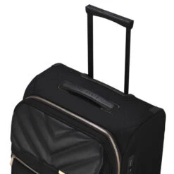 Ted Baker Albany Eco Soft Side 4-Wheel 69cm Medium Suitcase -Travel Storage Shop Ted Baker Albany Eco Black trolley system handle up 7eb208d0 17e0 49f3 b66d 440146c2ed54