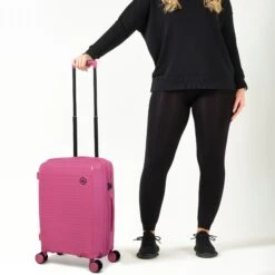 IT Luggage Spontaneous - Cabin (Azalea Pink) 17 IT Luggage Spontaneous - Cabin (Azalea Pink) -Travel Storage Shop it Luggage MAR23 04 V2 PINK NO POCKET